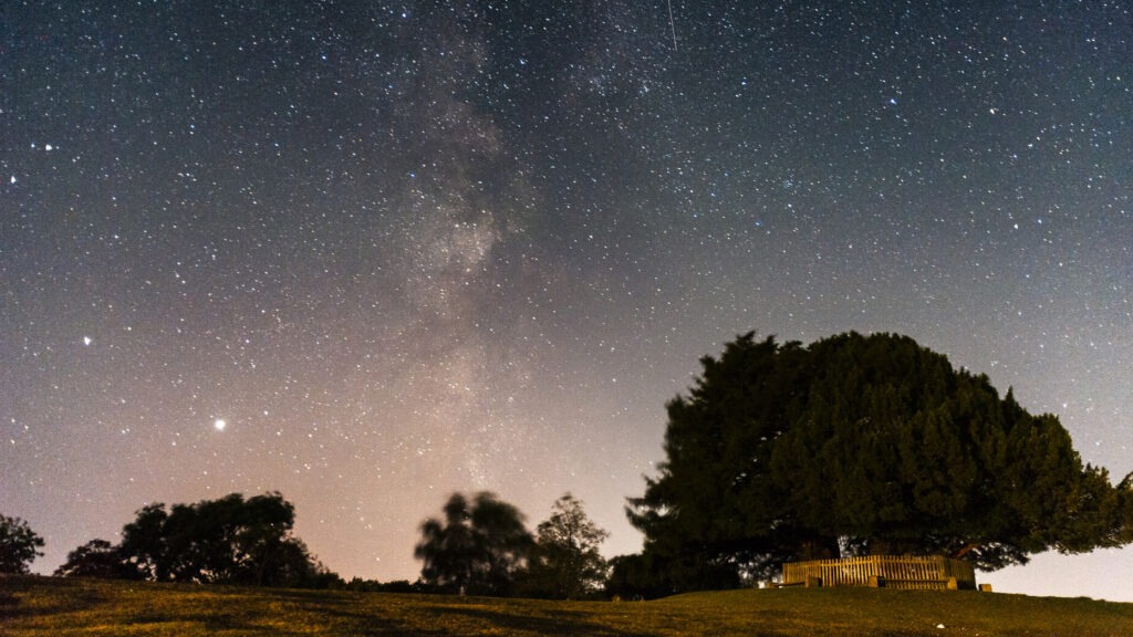 The Milky Way above Bolton’s Bench