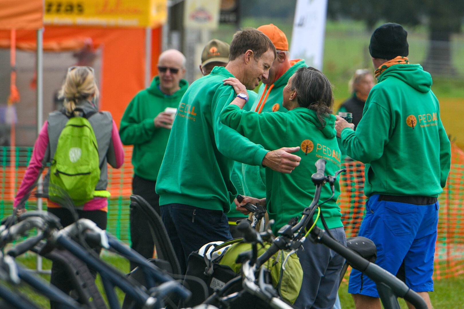 PEDALL volunteers at the Pass the Pedall event.