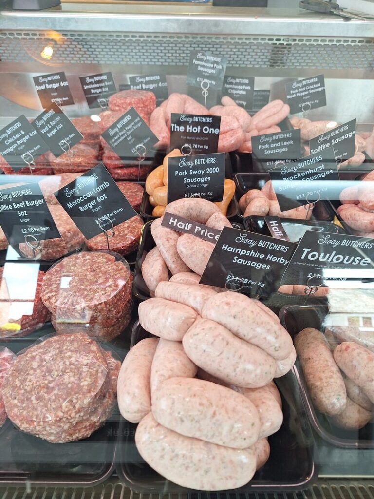 Sway Butchers meat counter