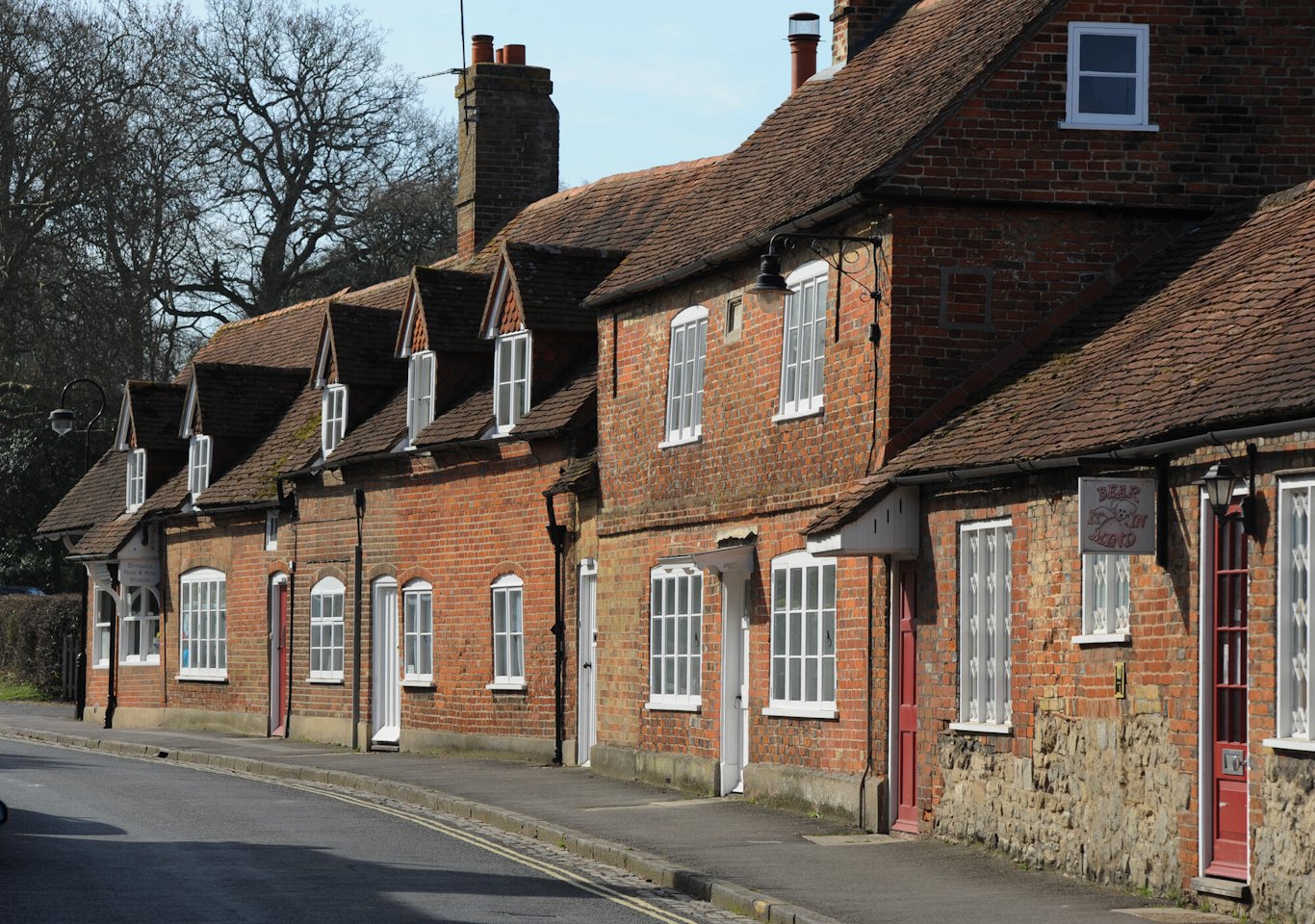 A row of terraced cottages