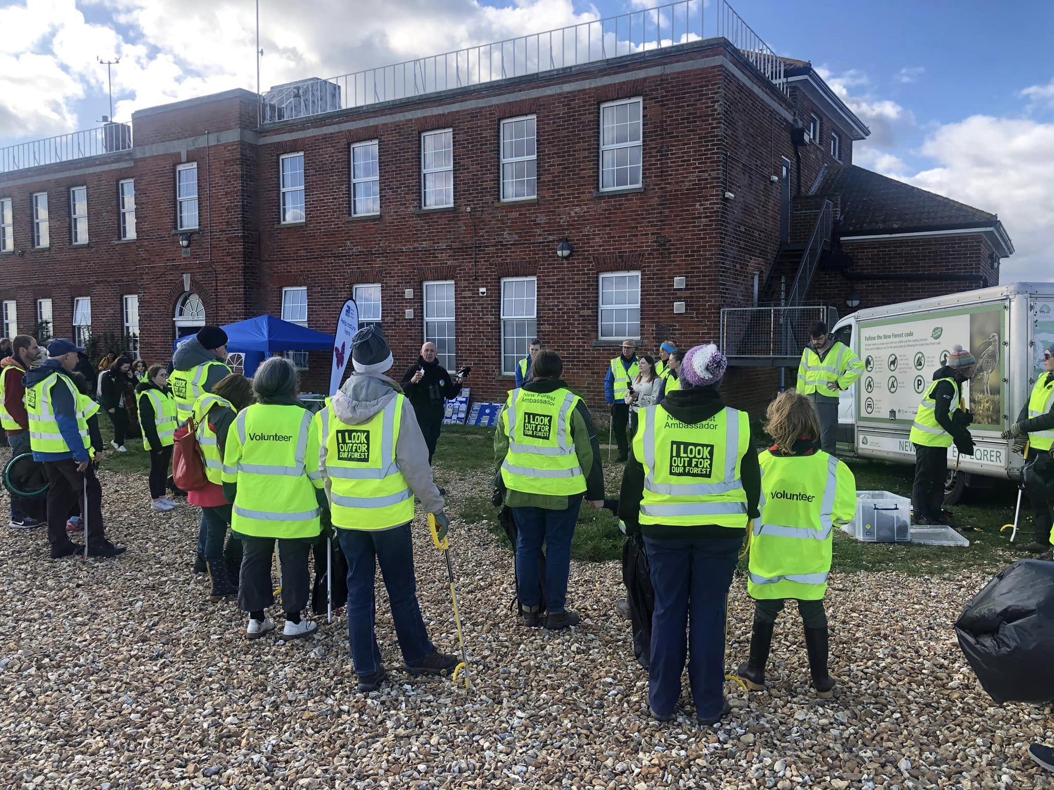 Litter pick at calshot