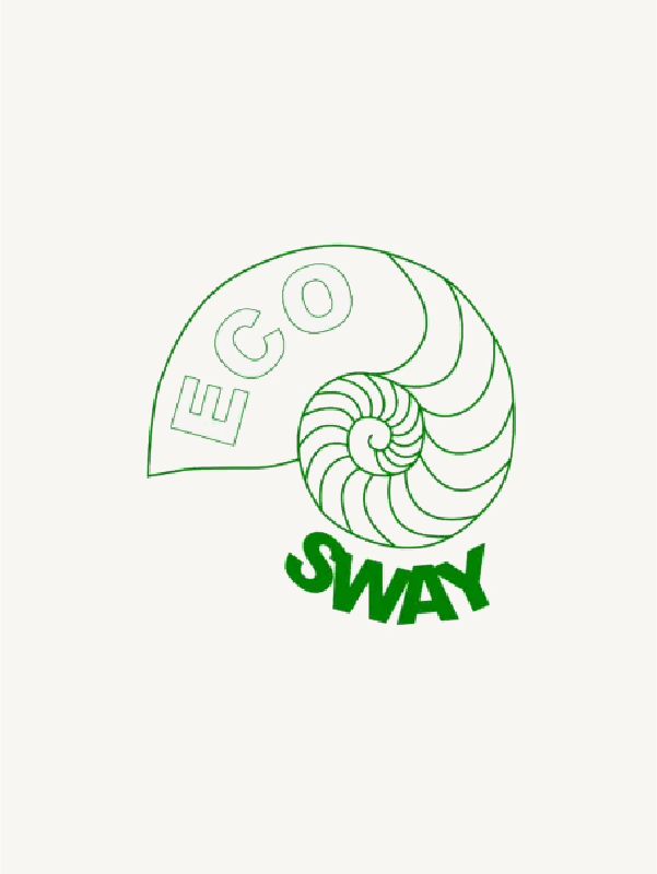 Green NF Eco Sway logo with a spiral shell graphic and the words ECO and SWAY