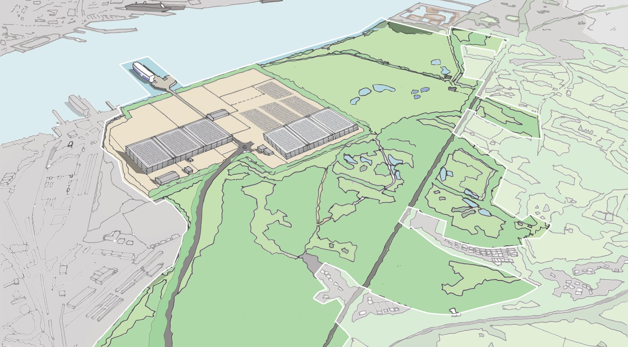 Solent gateway 2 – artistic impression. Indicative and based on emerging proposals. crop